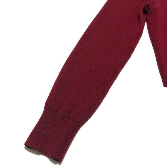 BANANA REPUBLIC | Red Cardigan 100% Merino Wool PS - Picture 10 of 15